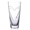 Diamante skleněná váza Hearts s krystaly Swarovski 25 cm