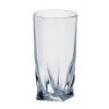 Crystalite Bohemia Long Drink sklenice na koktejly a nealko nápoje Quadro 350 ML, 6 KS