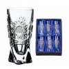 Bohemia Crystal ručně broušené sklenice na destiláty Quadro 500pk 50 ml 6KS