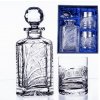 Bohemia Crystal ručně broušený whisky set Kometa 1+2