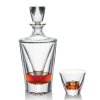 Bohemia Jihlava zlatem dekorovaný whisky set Triangle 1+6