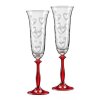 Crystalex sklenice na šampaňské Angela Love 190 ml 2 KS