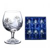 Bohemia Crystal ručně broušené sklenice na rum, brandy a koňak Mašle 280 ml 6KS