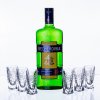 Bohemia Crystal ručně broušený set na lihoviny Becherovka 0,7 L 500pk 6KS