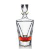 Bohemia Jihlava zlatem dekorovaná karafa na whisky Triangle 750 ml