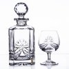 Bohemia Crystal ručně broušený set na rum, brandy a koňak Mašle 1+2