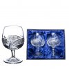 Bohemia Crystal ručně broušené sklenice na rum, brandy a koňak Kometa 280 ml 2KS