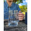 Pivní půllitr k narozeninám s gravírováním