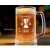 Pivní půllitr s gravírováním PIVAŘ ROKU