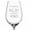 Sklenička pro nevěstu ZACHOVEJ KLID