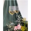Svatební sklenice na bílé víno Romance s krystaly Swarovski 330 ml 2KS