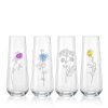 Crystalex sklenice na prosseco Stemless louka mix 250 ml 4 KS