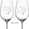 8609 1 sklenicky na vino pro par srdce sip