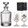 Dárkový set karafy a skleniček na rum Bucaneer 1+2