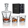 Bohemia Jihlava křišťálový whisky set Crack 1+2