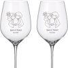 Set pahare de vin alb pentru miri MIRI ÎNDRĂGOSTIȚI 480 ml 2 BUC