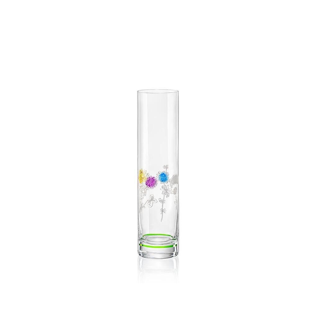7246 1 crystalex sklenena vaza louka mix 24 cm