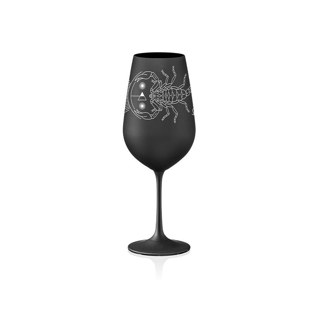 7330 crystalex sklenicka na vino stir cerna 550 ml 1ks