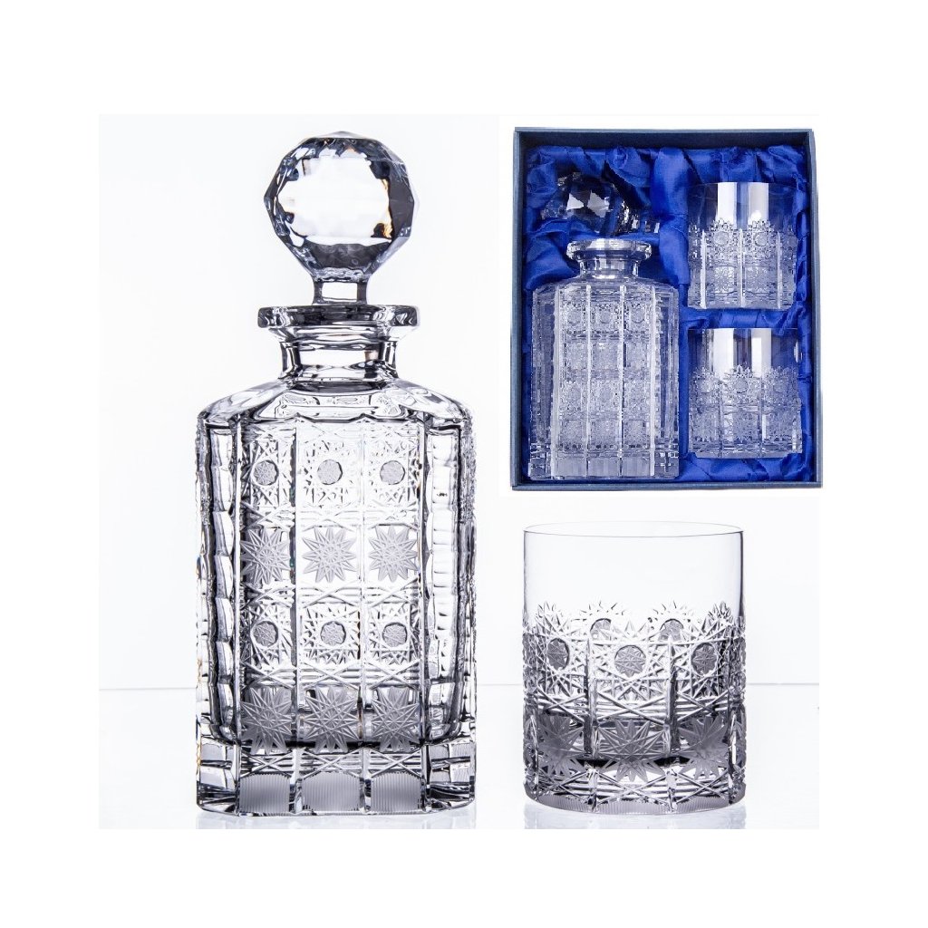 3086 3 bohemia crystal rucne brouseny whisky set 500pk 1 2