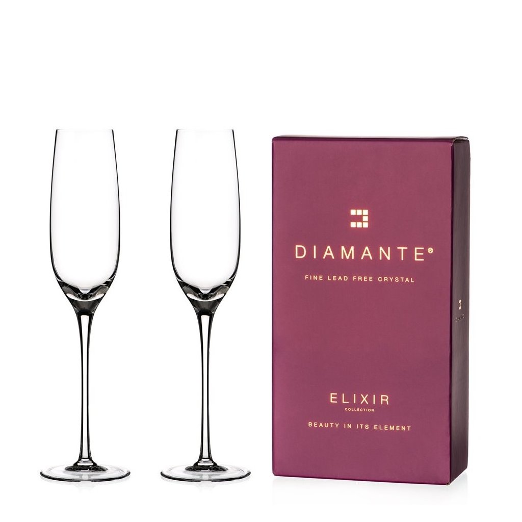 5252 diamante sklenice na sampanske moda 200 ml 2ks