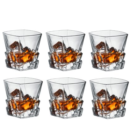 218 bohemia jihlava sklenice na whisky crack 310 ml 6ks