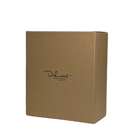 9002 darkova skladaci krabice na 2 sklenice na bile vino hnedy karton