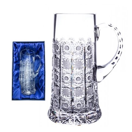 3023 4 bohemia crystal rucne brousena sklenice na pivo tuplak 500pk 1 5 l 1ks