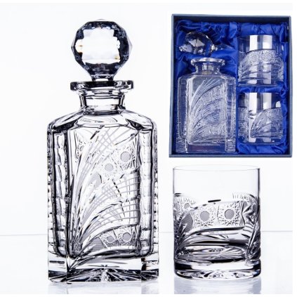 3092 1 bohemia crystal rucne brouseny whisky set kometa 1 2