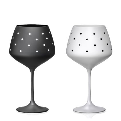 3473 crystalex sklenice na koktejly giselle puntiky 580 ml 2 ks