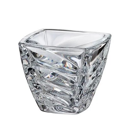 3875 crystalite bohemia sklenena miska facet 14 cm