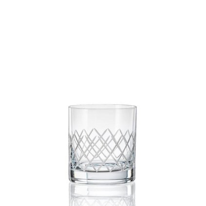 8885 1 crystalex brousene sklenice na whisky barline matny brus 280 ml 4ks