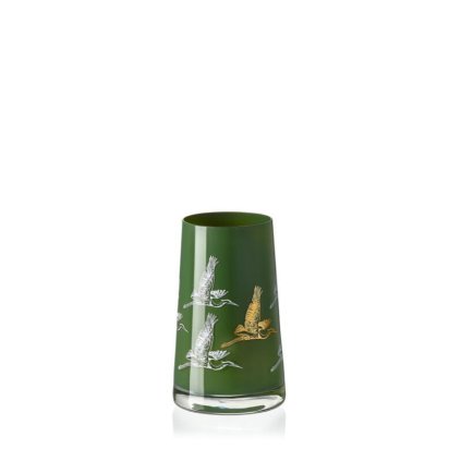 8957 1 crystalex zelena minivazicka herons 12 cm 1ks