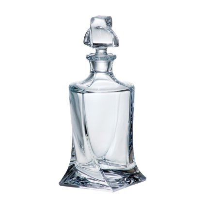 Crystalite Bohemia sklenená karafa na whisky Quadro 770 ML