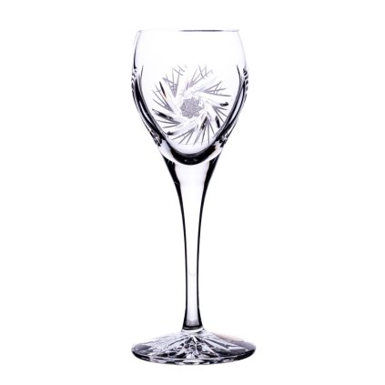 5472 2 bohemia crystal rucne brousene sklenice na liker vetrnik 90 ml 2ks