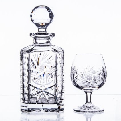 súprava na rumové brandy s pohármi 330 ml ventilátor (1)