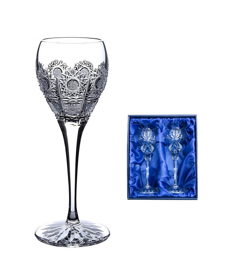 Bohemia Crystal ručne brúsené poháre na Likér 500pk 90 ml 2KS