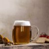 9715 1 rucne foukany kulaty pullitr na pivo 500 ml 1ks