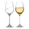 9977 diamante sklenice na bile vino silhouette city s krystaly swarovski v premiovem satenovem baleni 360ml 2ks