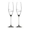 10362 2 svatebni sklenice na sampanske desire 1 s krystaly swarovski 2ks