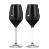 2069 2 diamante sklenice na bile vino silhouette city black s krystaly swarovski 360 ml 2ks