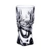 3029 4 bohemia crystal rucne brousene sklenice na destilaty quadro masle 50 ml 2ks