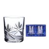 4100 4 bohemia crystal rucne brousene sklenice na whisky masle 330 ml 2ks