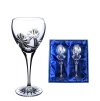 4085 3 bohemia crystal rucne brousene sklenice na bile vino masle 270 ml 2ks