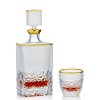 3350 7 bohemia jihlava rucne brouseny a zlatem dekorovany whisky set nicolette 1 6