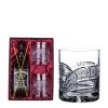 5823 3 bohemia crystal darkova sada na whisky se sklenicemi 280 ml kometa