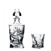 6224 4 bohemia crystal rucne brouseny kristalovy whisky set quadro masle 1 2