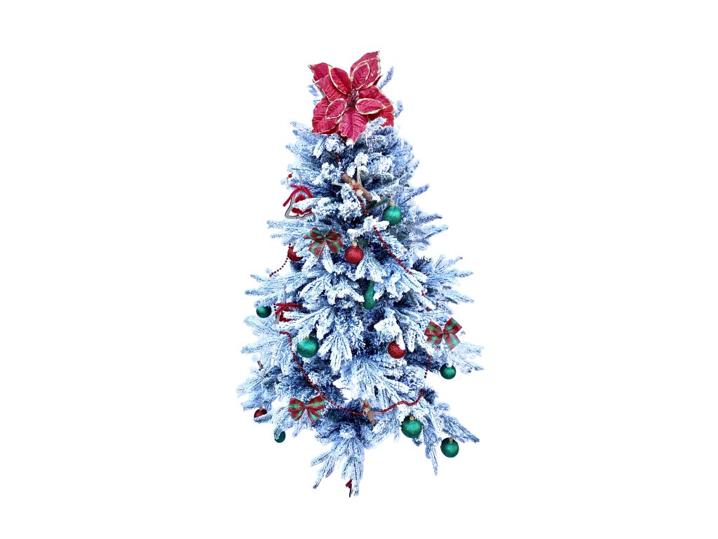 Vánoční strom radosti 150 cm 44 kusů ozdob