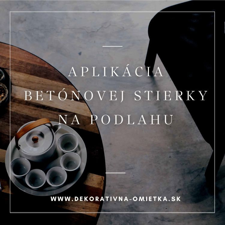 Aplikácia betónovej stierky na podlahu