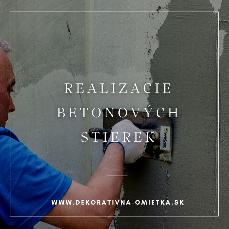 Realizacie betonovej stierky v Bratislave a okolí