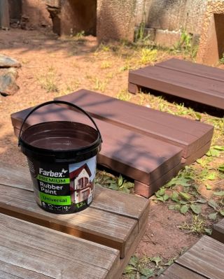 🎨 Zrenovujte s gumovou farbou potrebné posedenie na záhrade! Máte doma oprýskaný stôl, stoličky alebo kovový kvetináč? S...